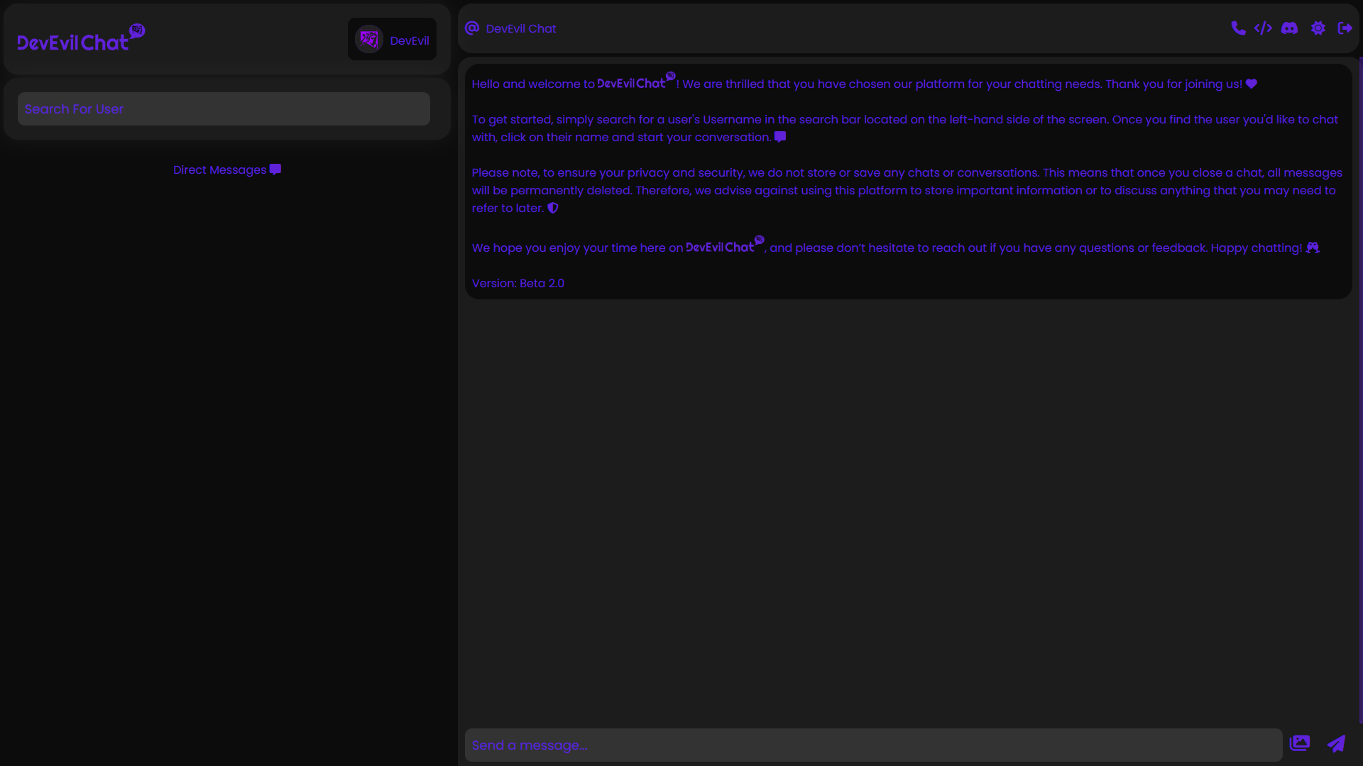 DevEvil Chat