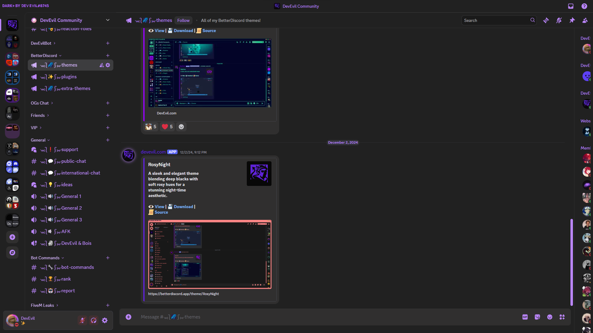 Dark+ Discord Theme