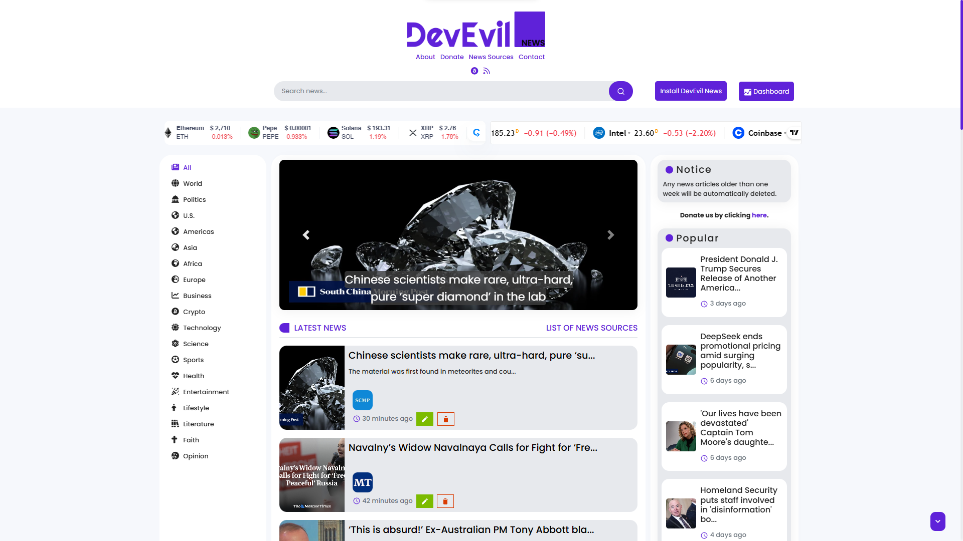 DevEvil News
